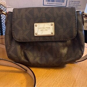 Michael Kors Dark Brown Crossbody Bag